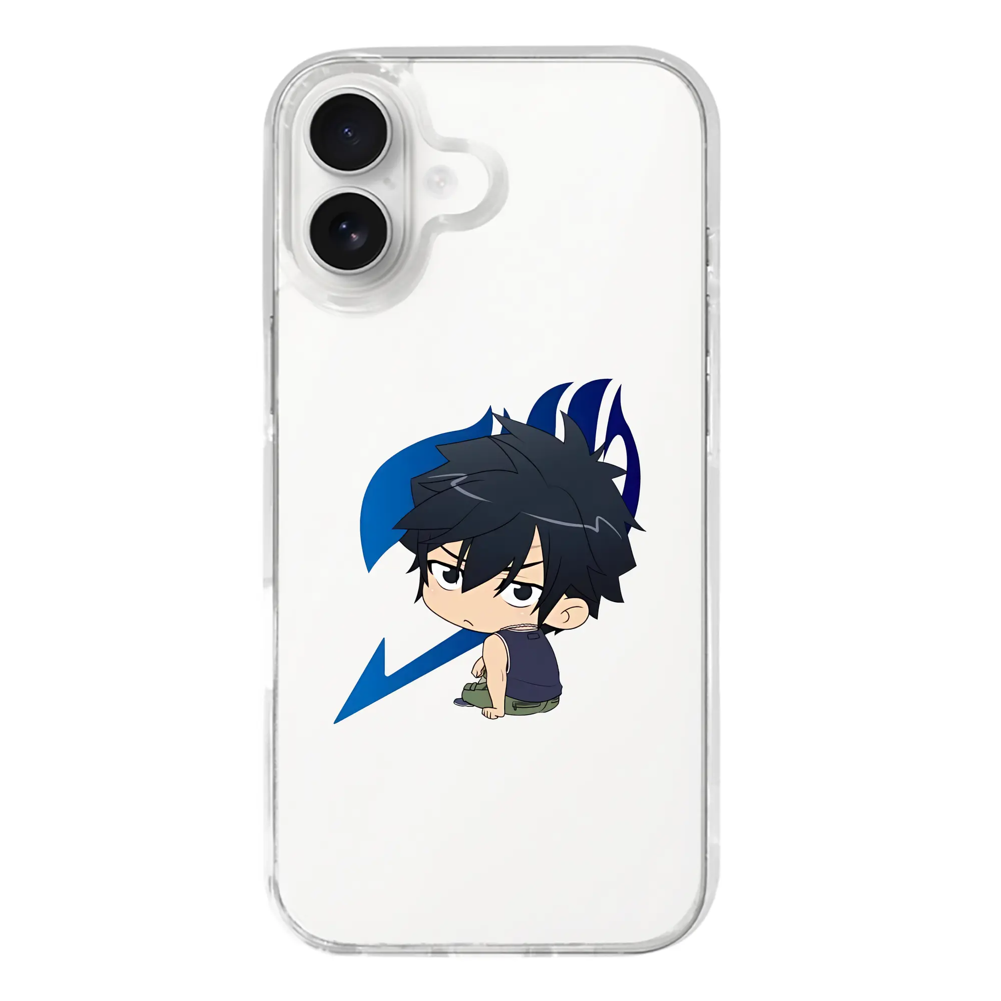 フェアリーテイル グッズ グレイ・フルバスター - iPhone 17シリーズ 透明スマホケース – 薄型・耐衝撃・精密フィット保護カバー